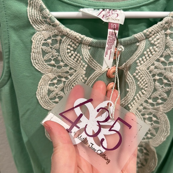 New Girls Matilda Jane Where The Green Grass Grows Dress Size 10 Teen Tween NWT - Picture 4 of 14